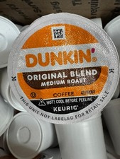 Dunkin Original K-cups Medium Roast 100 Pods....