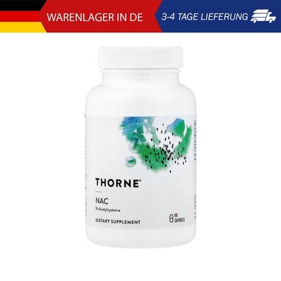 Thorne, NAC, Nahrungsergänzungsmittel, 90 Kapseln (650 mg pro Kapsel)