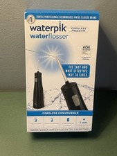 Waterpik Cordless Water Flosser Express, Black, Portable Sealed