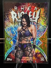 2025 Topps WWE Universe Rhea Ripley Namesakes Gold Stone #NMS-28 /75