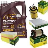 Mann Inspektionspaket 6L Mannol Energy Combi Ll 5W-30 FüR Vw Passat Variant 2.0