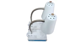 Room Essentials LED Clip-on Desk Lamp two pack  White Flexible 11" Gooseneck .