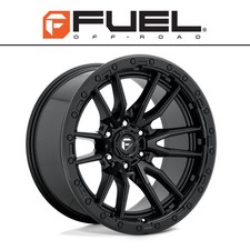 Fuel Off-road Wheels Rims Rebel 17x9 6x135 -12mm Matte Black