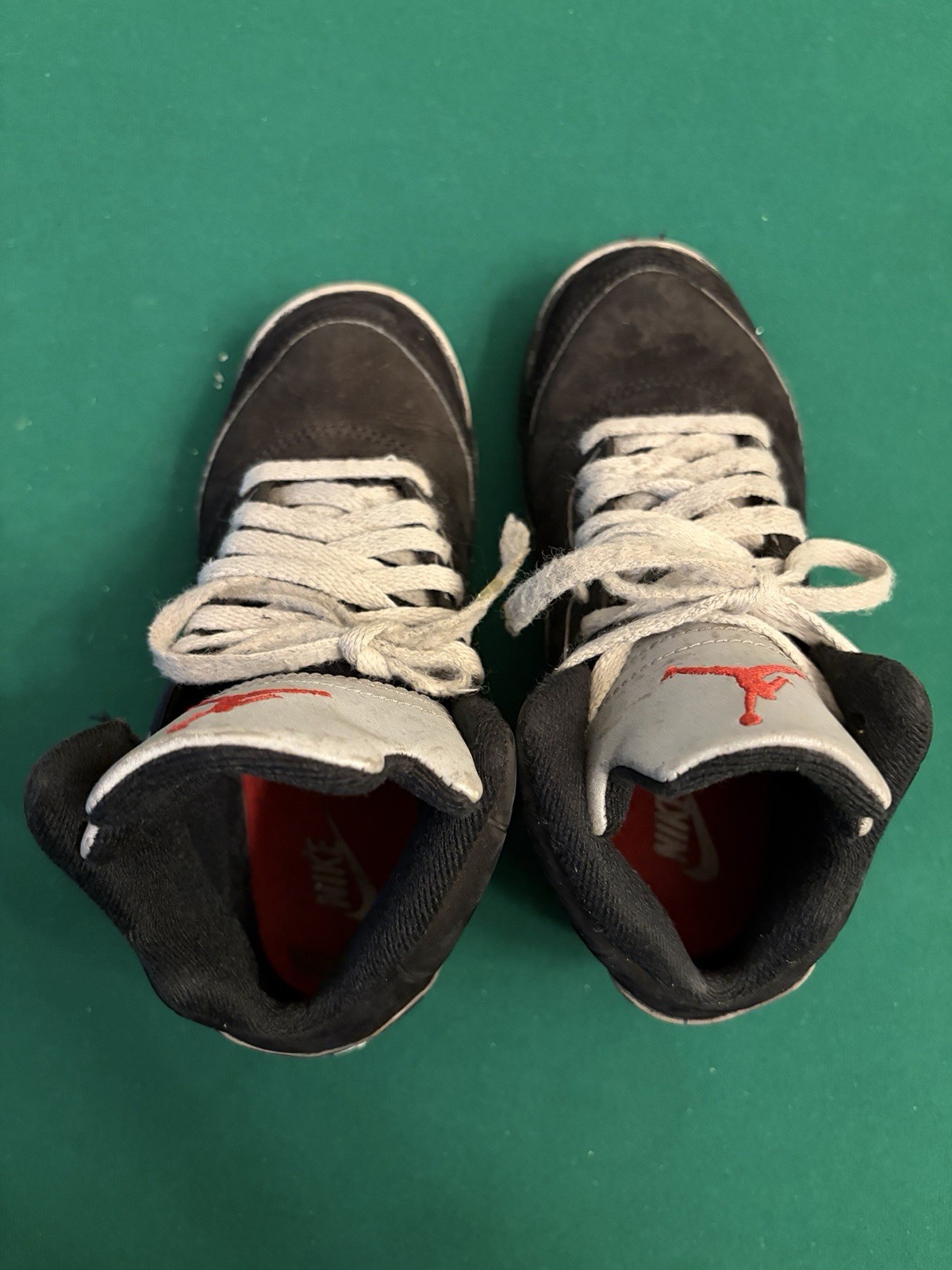 Jordan 5 Retro OG Black Metallic Reimagined Preschool PS Size 13C HF3978-001 thumbnail 6