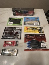 Lot of 8 Different Colors LIVE TARGET Fish/Worms Lures  $100 value box!