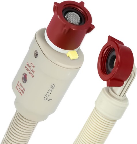 Universal Aquastop Zulaufschlauch für Waschmaschine/Geschirrspüler 3/4" 90°C 4m