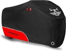Waterproof Motorcycle Cover Outdoor Storage Heavy Duty All Season Sun Protection