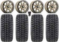 ITP Inertia Bdlk 15" Wheels Br +40mm 32" Regulator Tires Renegade Outlander
