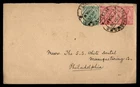 Mayfairstamps India 1920 Allahabad to Phila PA Cover aax_03291