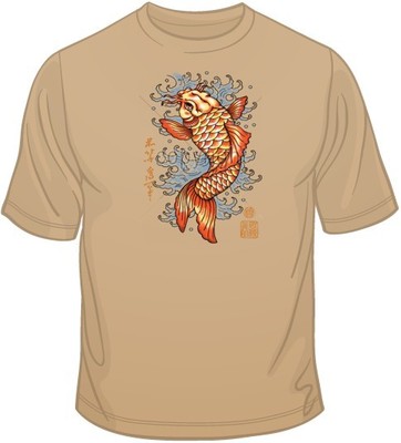 Red Koi T Shirt You Choose Style, Size, Color Up to 4XL 10153