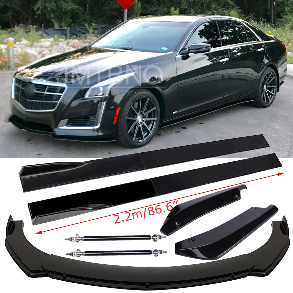 For Cadillac CTS CTS-V ATS Front Bumper Spoiler Body Kit / Side Skirt ...