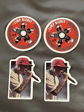Lot (4) LIMP BIZKIT 1 1/2" to 2 3/4" Band Logo STICKERS Fred DURST FAST! FREE!