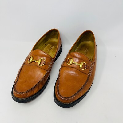Robert Zur Mens Shoes Loafer Brown 9.5 W Leather France  display picture 2
