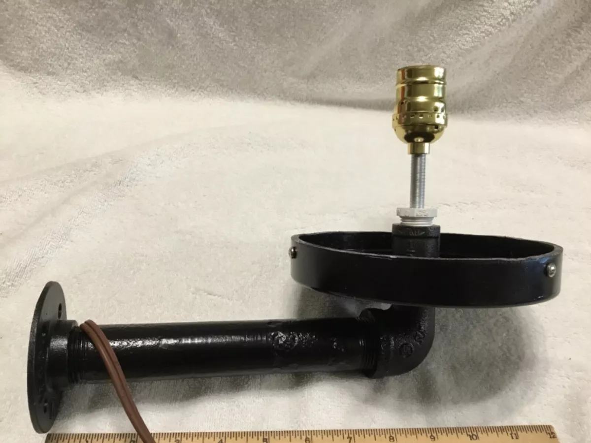 Gas Pump Globe Light Wall Mount Base for Man Cave Garage etc. Custom Built