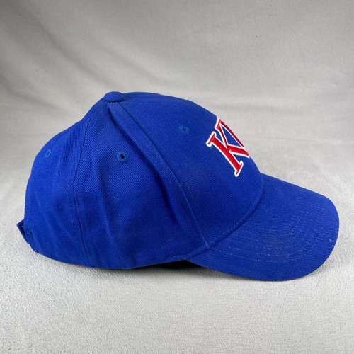 Cappello Kansas Jayhawks uomo taglia unica blu berretto strapback accattivante NCAA Collegiate - Foto 4 di 11