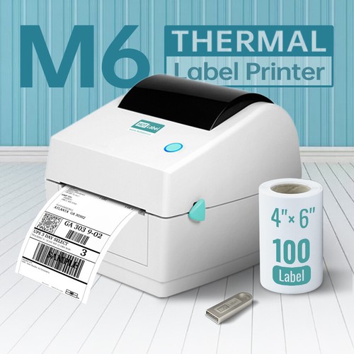 【HotLabel®】Label Printer maker Thermal Shipping Address Barcode 150*100 FreeRoll - Picture 14 of 17