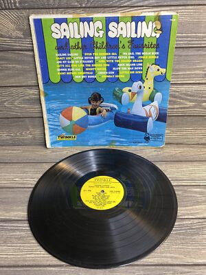 Vintage Twinkle Records Sailing Sailing Songs For Girls And Boys 33 1/3rpm