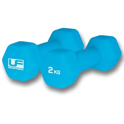 Urban Fitness K-REY-UFW033 Paire d'haltères hexagonales recouvertes de néoprène