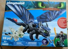 Playmobil Krokmou Et Harold Avec Un Bebe Dragon Jeu De Construction Achetez Sur Ebay