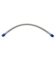 3an Nitrous Oxidefuel Line 12 Stainless Steel Braided Blue Ends