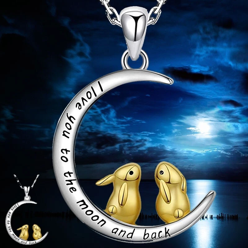 Regalos de Cumpleaños para Niñas, Regalos Especiales Hija de Mamá Papá Cadena Plata Foto 3 de 4