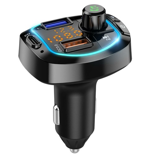 FM Bluetooth Car 3 USB QC / PD3.0 SZYBKA ładowarka odtwarzacz mp3 6 kolorów do iphone'a / jabłka - Zdjęcie 10 z 11