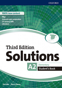 SOLUTIONS ELEMENTARY STUDENT'S BOOK 3ED. NUEVO. Envío URGENTE. LIBRO DE TEXTO