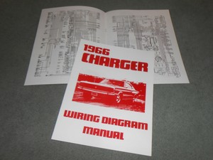 1966 DODGE CHARGER WIRING DIAGRAM MANUAL / '66 DIAGRAMS | eBay
