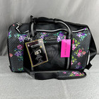 Betsey Johnson Pet Carrier Floral Polka Dot Small Dog Cat Travel Bag NWT