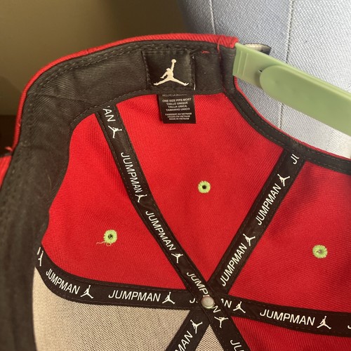 Cappello Air Jordan Uomo Rosso Lepre Space Jam Jumpman Snap Back Cap Nuovo - Foto 10 di 10