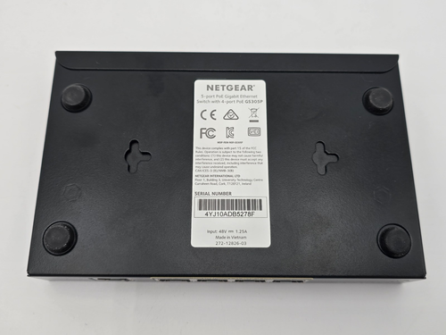 Netgear 5-Port PoE Gigabit Ethernet Switch with 4-Port PoE GS305P - Photo 5/9