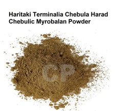Haritaki Terminalia Chebula Harad Chebulic Myrobalan Powder 100gm 3.5 OZ .