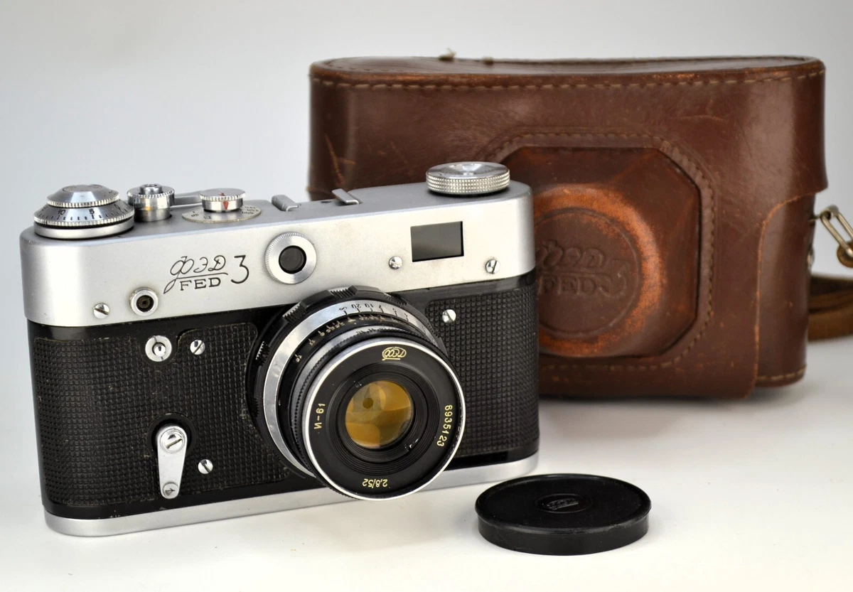 Appareil Photo Vintage FED 3 Avec Objectif Industar 26M 52mm Soviétique