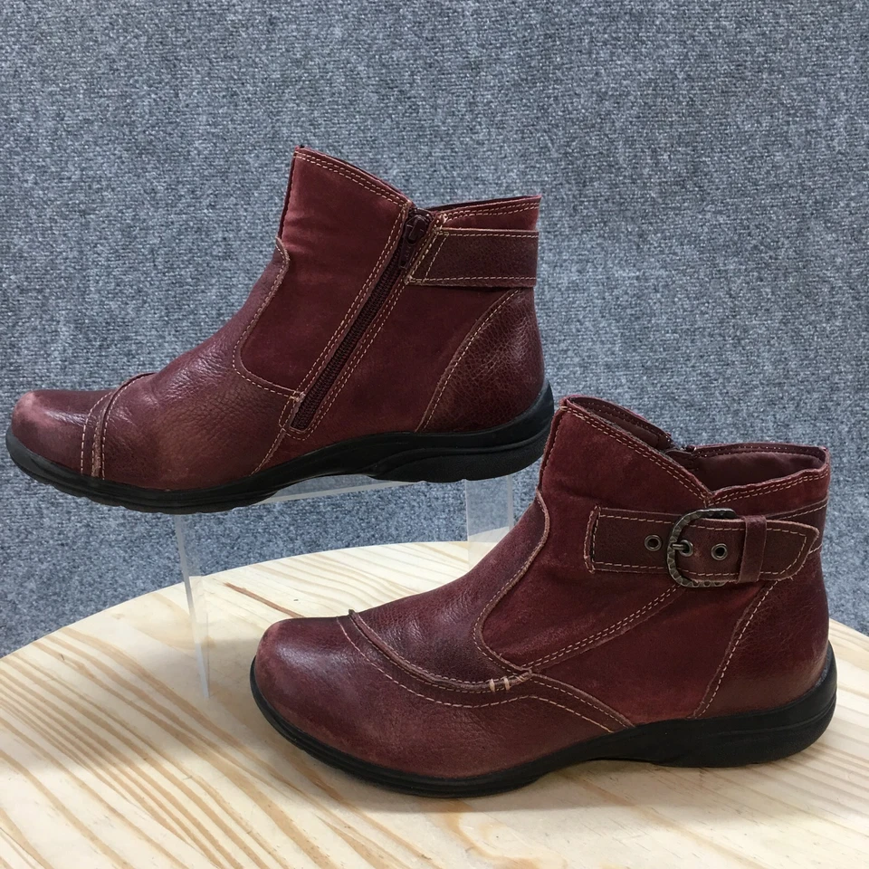 Earth Origins by Earth Botas Mujer 11 M Dayton Botines Cuero Borgoña Foto 2 de 4