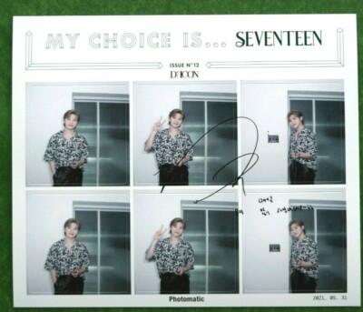SEVENTEEN Dicon Magazine Vol. 12 My Choice Is Photomatic Sticker