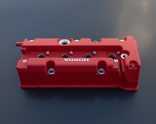 Honda K SERIES K24 K20 type r civic rsx valve cover PowderCoated JDM WRINKLE RED - Picture 7 of 12