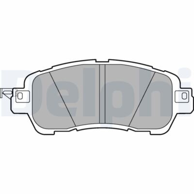 DELPHI LP3189 Bremsbelagsatz, Scheibenbremse für MAZDA