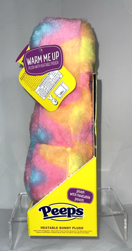 Peeps Warming Bunny Plush 11" Multicolor NIB B*H - Picture 3 of 6