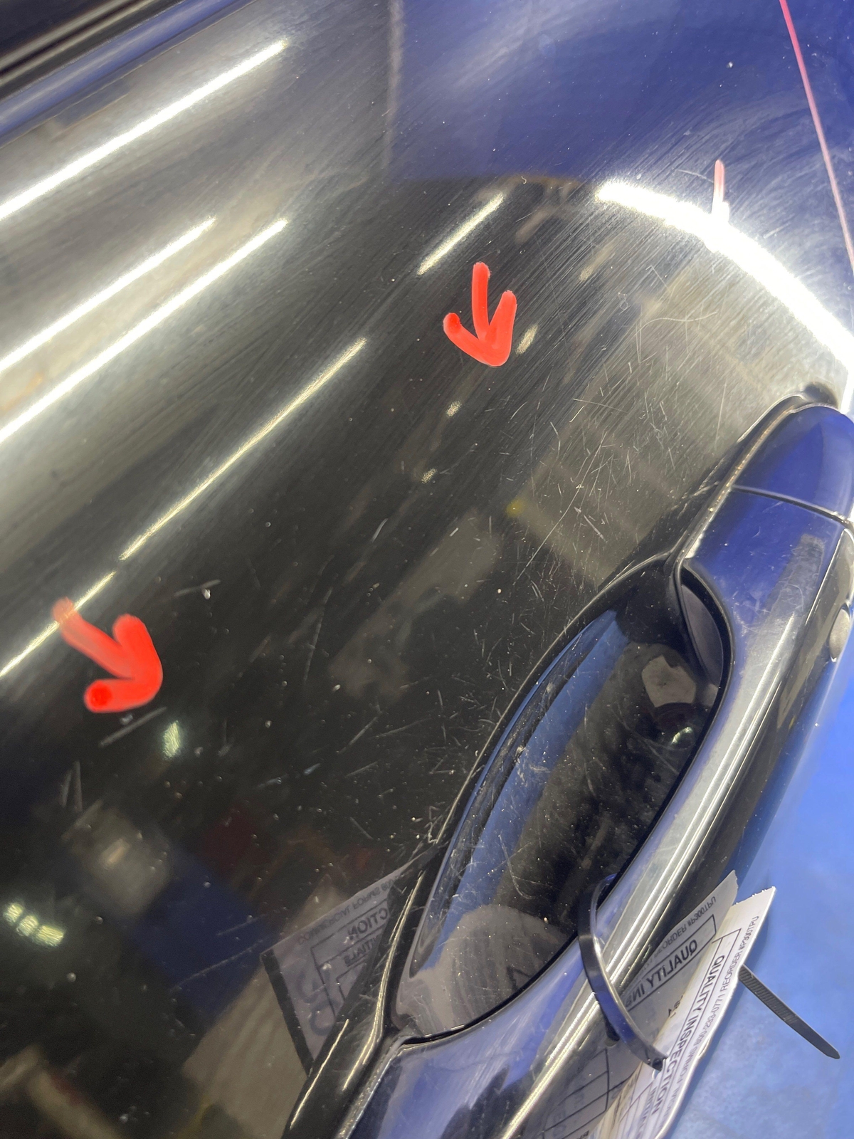 2017-2022 MASERATI LEVANTE OEM FRONT LEFT DOOR **NO GLASS** NERO (820)