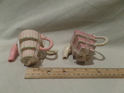 KHIEN CERAMIC MINI TEA POTS - STACKED PACKAGES-LOT OF 2 - Picture 8 of 8