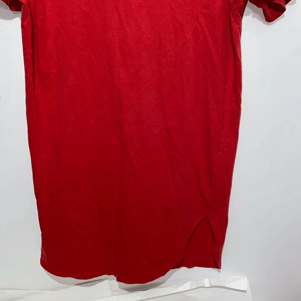 Victoria's Secret Women's Red Vintage V-Neck Short Sleeve Dress Size Medium - Image 2 of 4