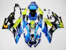 Fit for 2009-2014 S1000RR Blue Black Yellow Shark ABS Injection Mold Fairing Kit