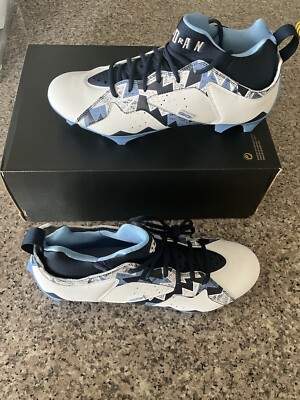 Nike Jordan 7 Low Vapor Edge UNC Player Exclusive Football  display picture 2