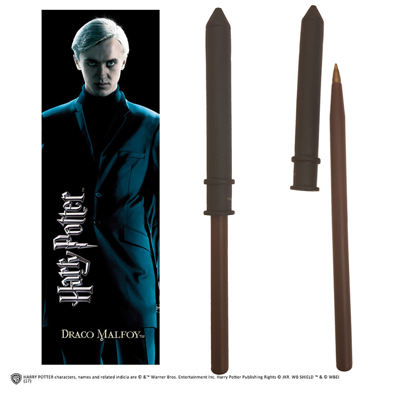 Thumbnail - Harry Potter Draco Malfoy Wand Pen And Bookmark- Stift Lesezeichen