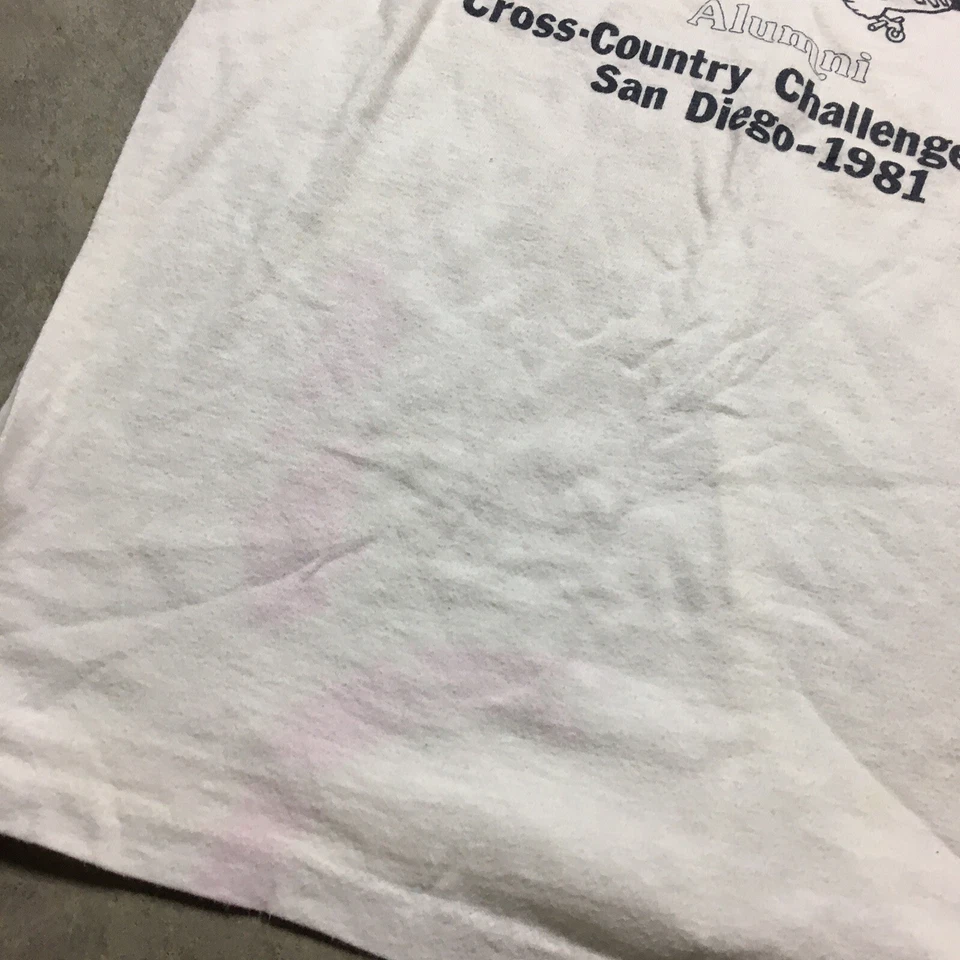 Camiseta Vintage Anos 80 Norte Dame Fighting Academia Naval Irlandesa Marinha Aspirantes G - Imagem 4 de 4