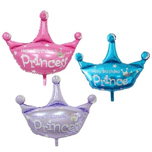40 giant pink blue crystal happy birthday princess princes crown