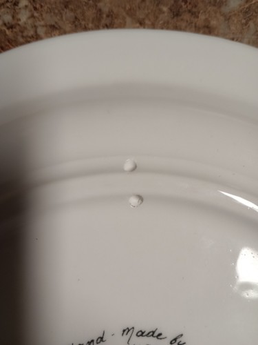 Vintage Handmade By Lindos Keramik Asgourou Rodos Greece Ceramica Olympia Teller - Bild 4 von 4