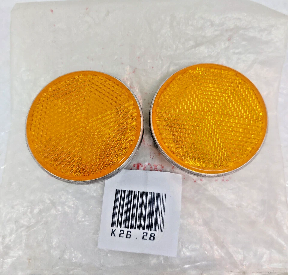 Base de goma reflectora reflectante genuina Honda CB175 CB200 CB350 CB450 CB500 CB750 Foto 3 de 4