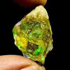 35.75 Cts Natural Ethiopian Opal Raw Rough 31x17mm Huge Untreated Loose Gemstone