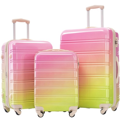 Hardshell Luggage Sets 3 Pcs Spinner Suitcase With TSA Lock Lightweight 20x24x28 - Picture 123 of 158